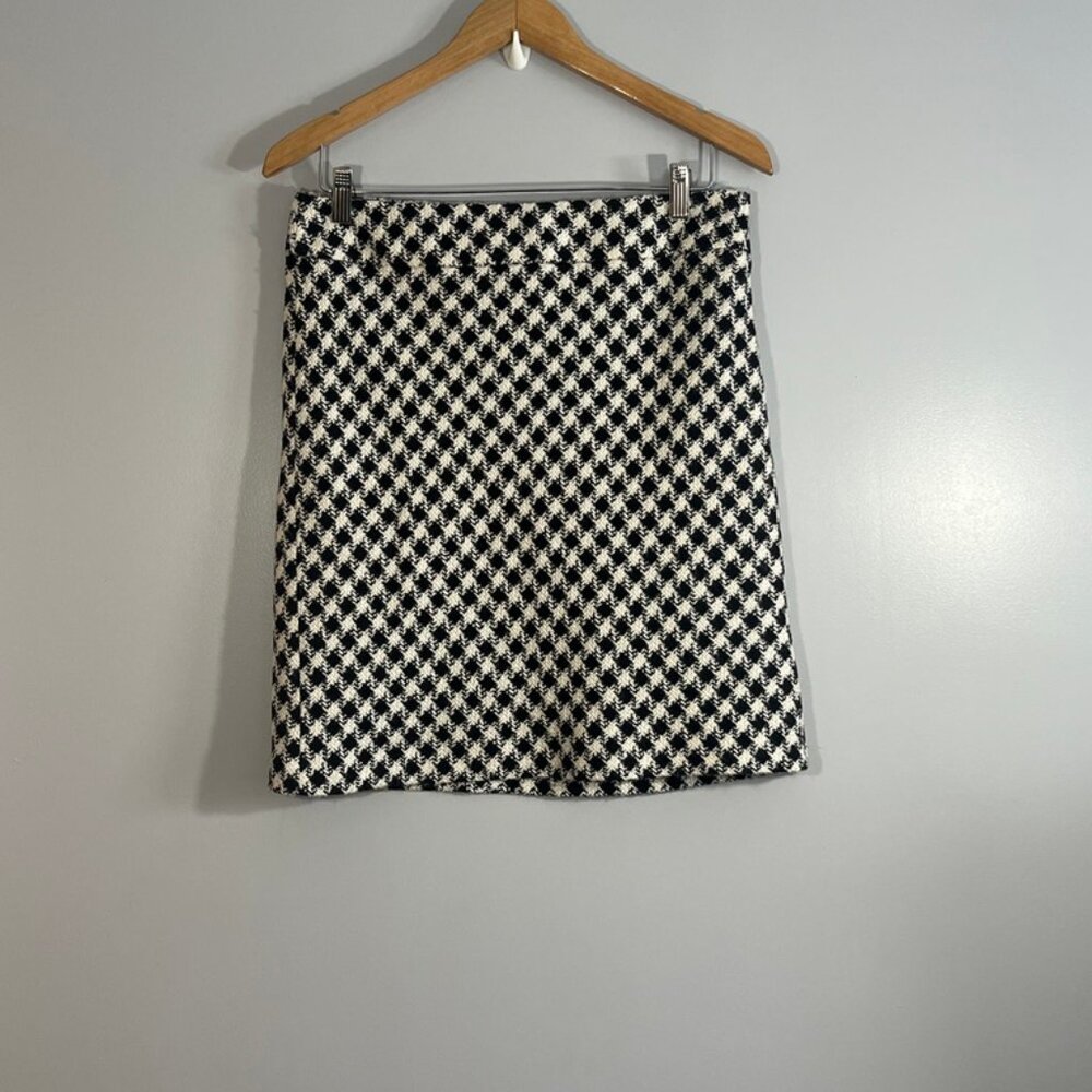 Ann Taylor Factory Black and White Miniskirt
